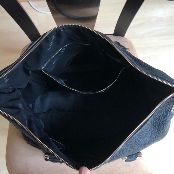 Burberry Large Black Kirley Satchel Bag